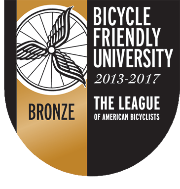 Bicycle Friendly University 2013-2017 The League of American Bicyclists Bronze