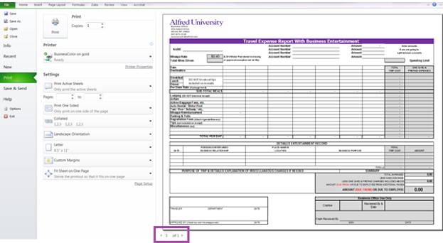 Step 3 windows printing 