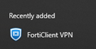 Open FortClient VPN