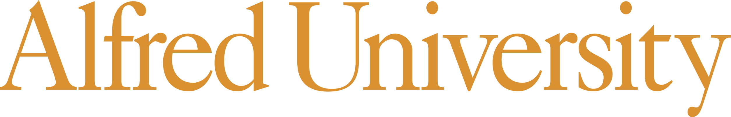 wordmark gold