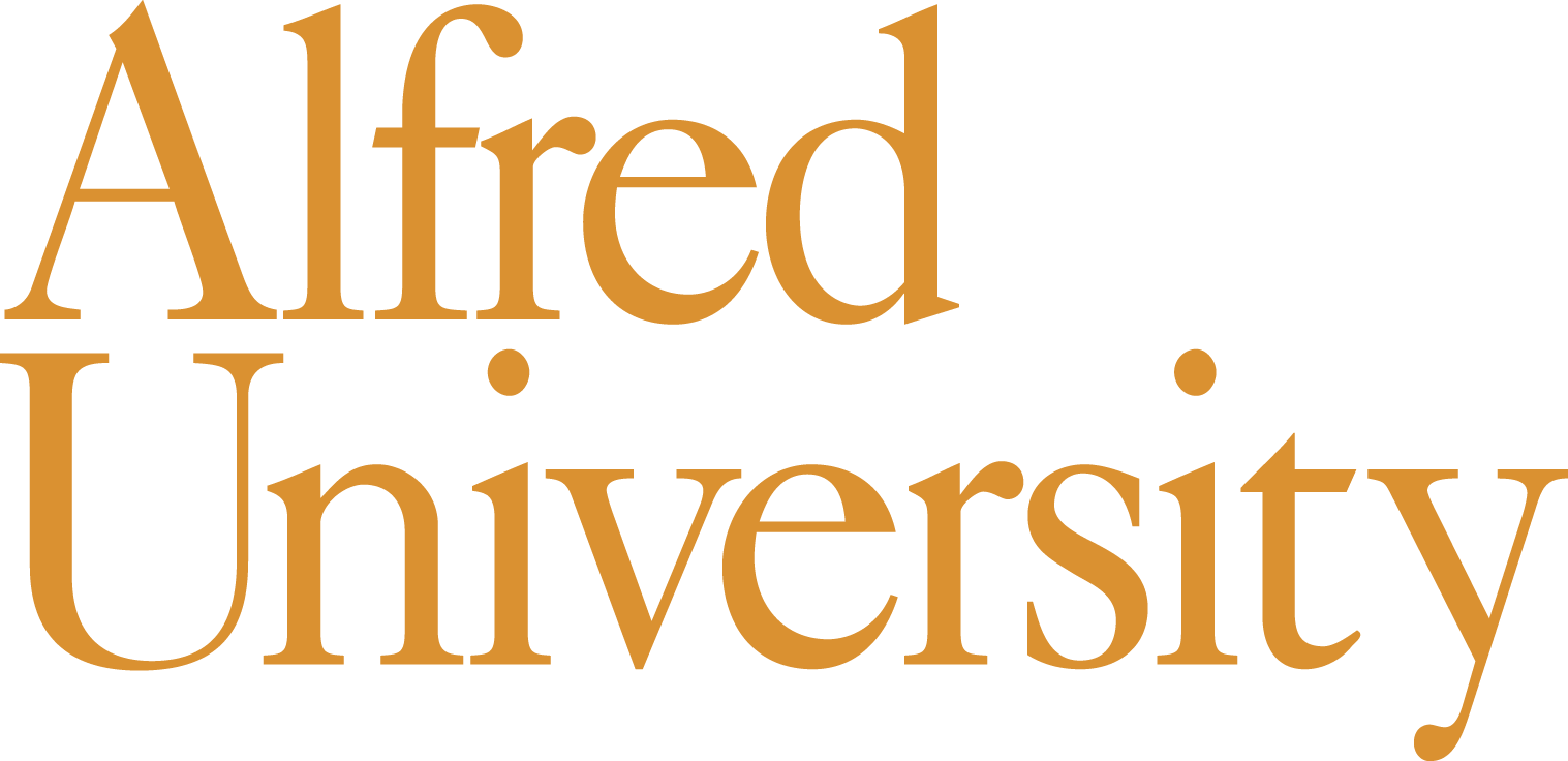 vertical gold wordmark