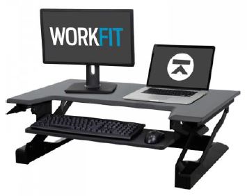 The Ergotron WorkFit-T Standing Desk Converter