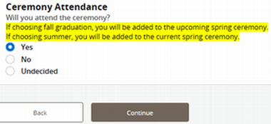 bannerweb grad app ceremony